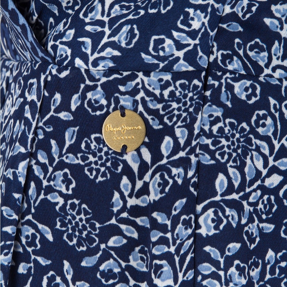 Blue Patterned Jumpsuit - image 5